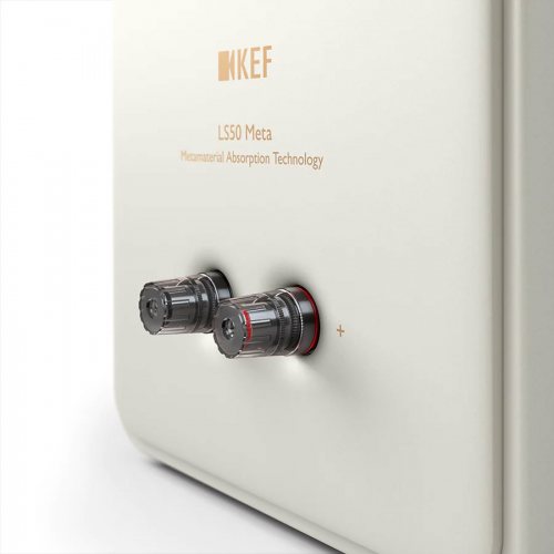 KEF LS50 Meta (Mineral White) акустические разъёмы