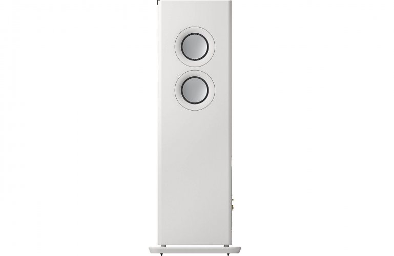 KEF LS60 Wireless (Mineral White) вид сбоку