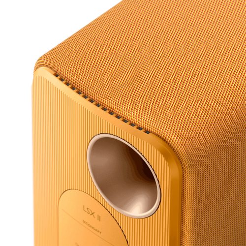 KEF LSX II Amber Haze Порт фазоинвертора