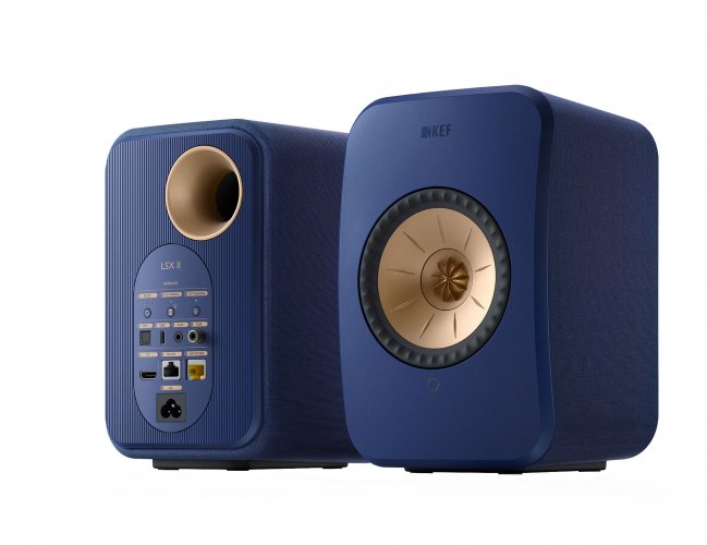 KEF LSX II (Cobalt Blue) под углом