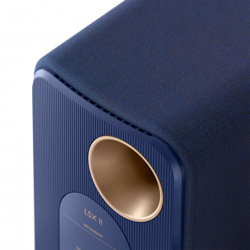 KEF LSX II (Cobalt Blue) порт фазоинвертора