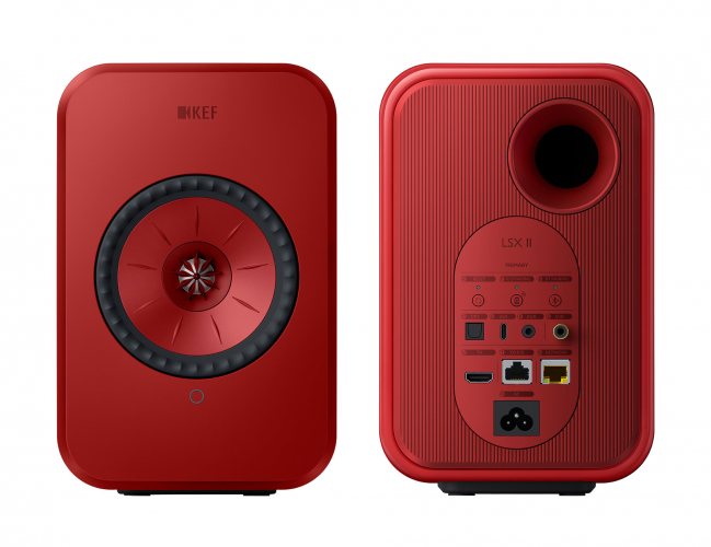 KEF LSX II (Lava Red) пара