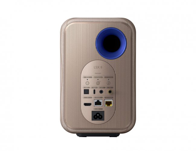 KEF LSX II (Soundwave) задняя панель главная колонка