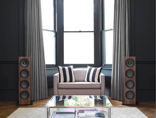 KEF Q950 (Walnut) в интерьере
