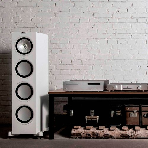 KEF Q950 (Satin White) в интерьере