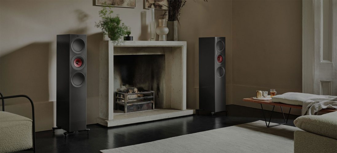 KEF R7 Meta Titanium Gloss