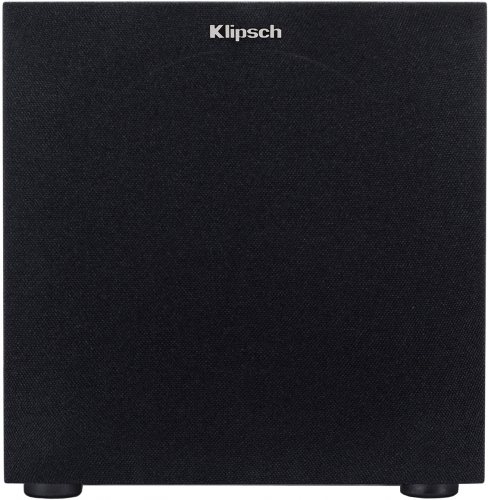 Klipsch C-308ASWI (Piano Gloss Black) передняя панель с решёткой