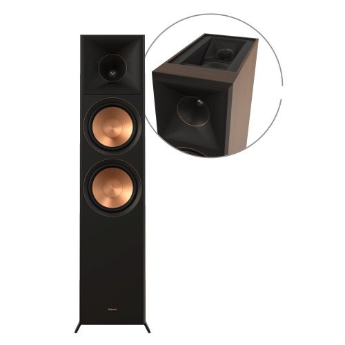 Klipsch RP-8060FA II (Walnut) передняя панель с модулем Atmos