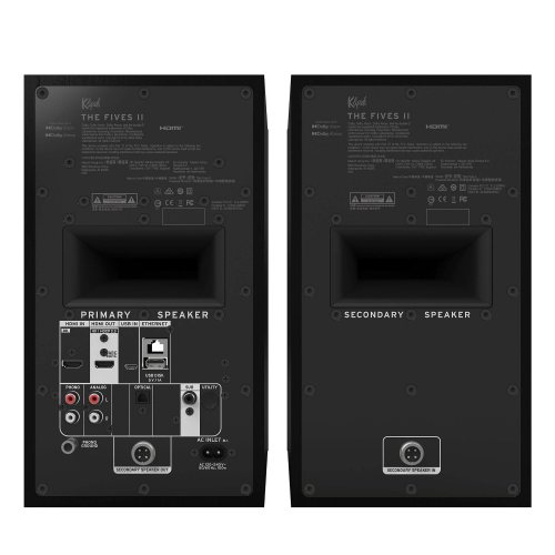 Klipsch The Fives II Ebony Вид сзади