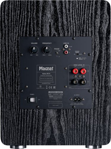 Magnat Alpha RS 8 (Black Ash) задняя панель