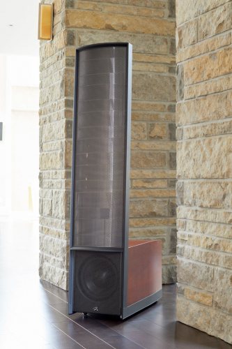 Martin Logan Expression ESL 13A (Dark Cherry) в интерьере