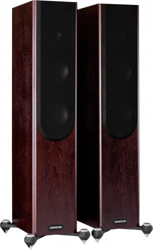 Monitor Audio Gold 200 (Dark Walnut) с решёткой