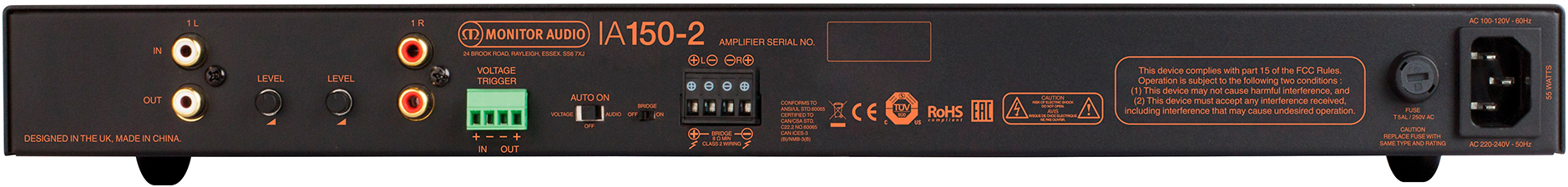 Monitor Audio IA150-2 задняя панель