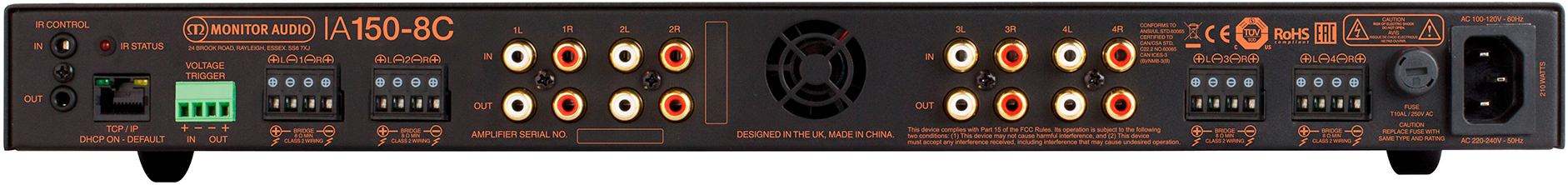 Monitor Audio IA150-8C задняя панель