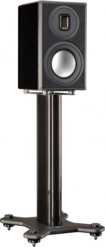 Monitor Audio PL100 (Piano Black) на стойке