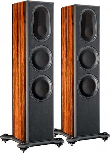 Monitor Audio PL200 II (Ebony Real Wood Veneer) с решёткой