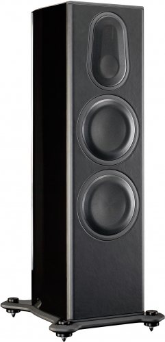 Monitor Audio PL300 II (Piano Black Lacquer) с решёткой