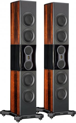 Monitor Audio PL500 II (Ebony Real Wood Veneer) с решёткой