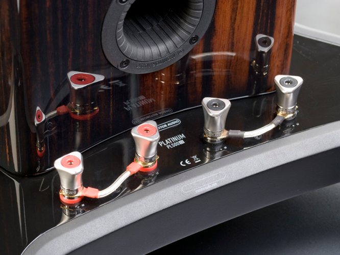 Monitor Audio Platinum PL500 II (Ebony Real Wood Veneer) акустические разъёмы