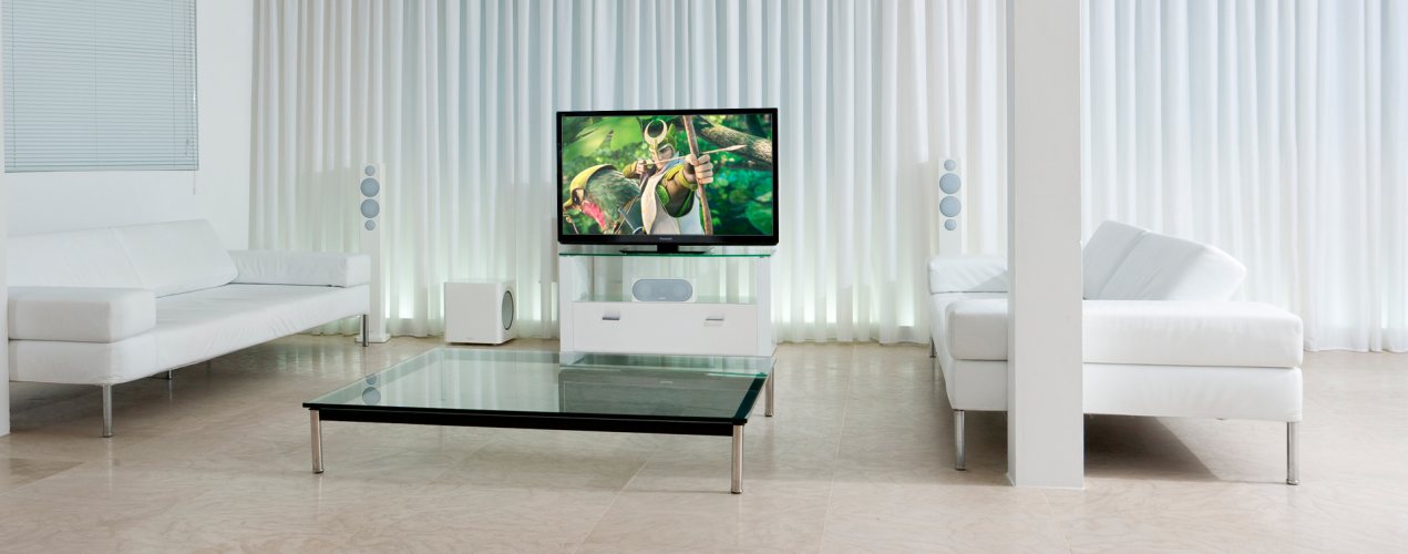 Monitor Audio Radius 390 (Satin White) в интерьере