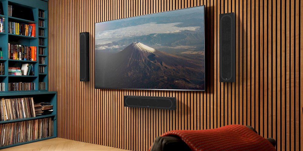 Monitor Audio Radius On-Wall 4G High Gloss Black В интерьере