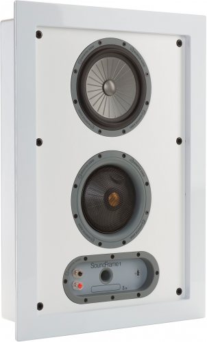 Monitor Audio SoundFrame 1 On-Wall (High Gloss White) передняя панель