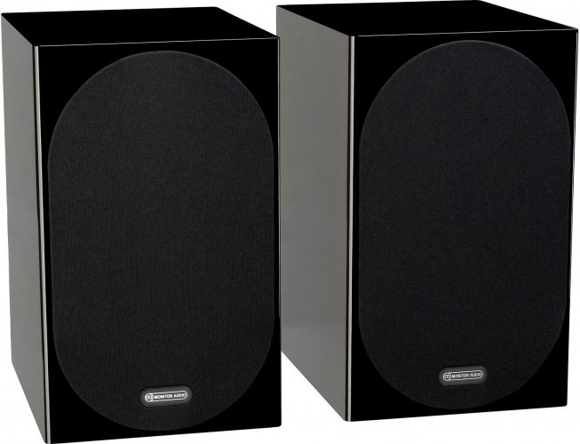 Monitor Audio Silver 100 (High Gloss Black) пара с решёткой