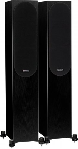 Monitor Audio Silver 200 (Black Oak) пара с решёткой