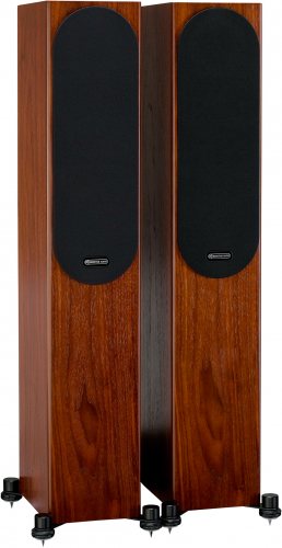 Monitor Audio Silver 200 (Walnut) пара с решёткой