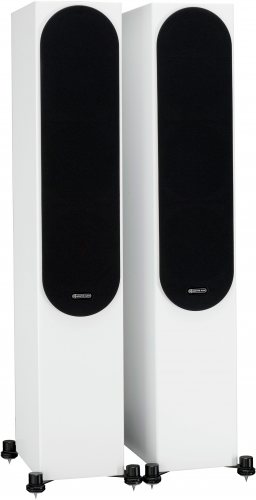 Monitor Audio Silver 300 (Satin White) с решёткой