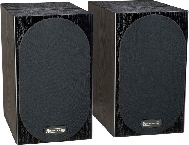 Monitor Audio Silver 50 (Black Oak) пара с решёткой