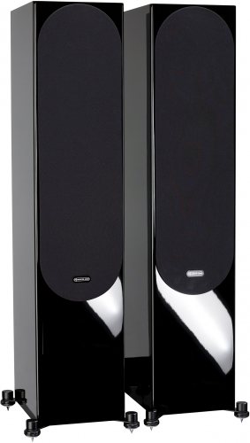 Monitor Audio Silver 500 (Gloss Black) пара с решёткой