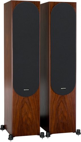 Monitor Audio Silver 500 (Walnut) пара с решёткой