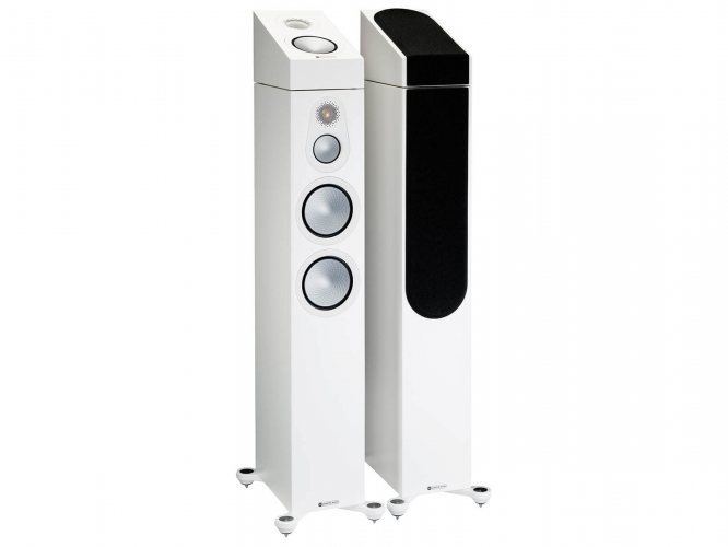 Monitor Audio Silver AMS 7G (Satin White) на напольной колонке