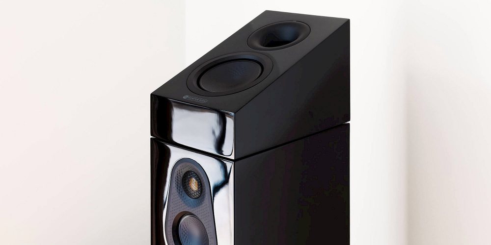 Monitor Audio Silver AMS 8G High Gloss Black На напольной колонке