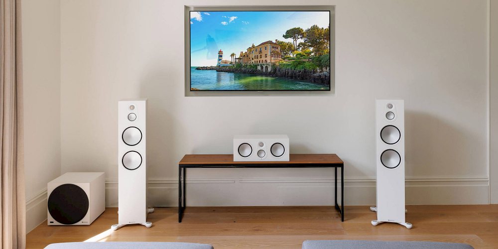 Monitor Audio Silver Center 8G Satin White В интерьере