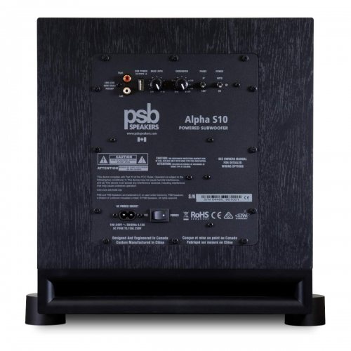 PSB Alpha S10 (Black Ash) задняя панель