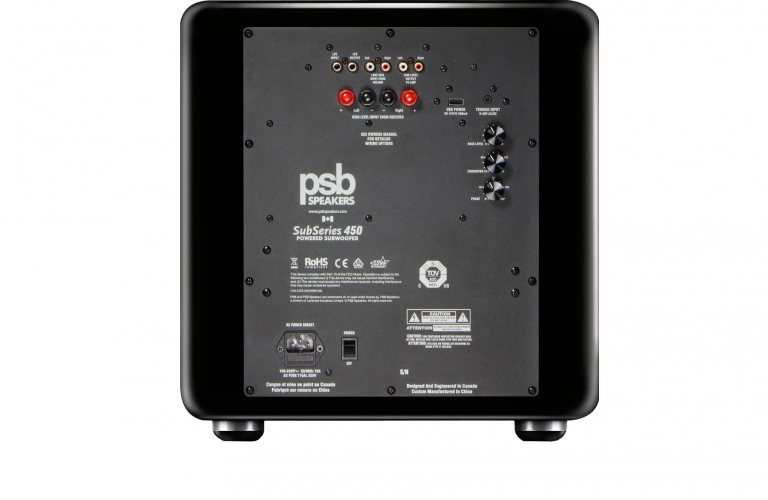 PSB SubSeries 450 (High Gloss Black) задняя панель