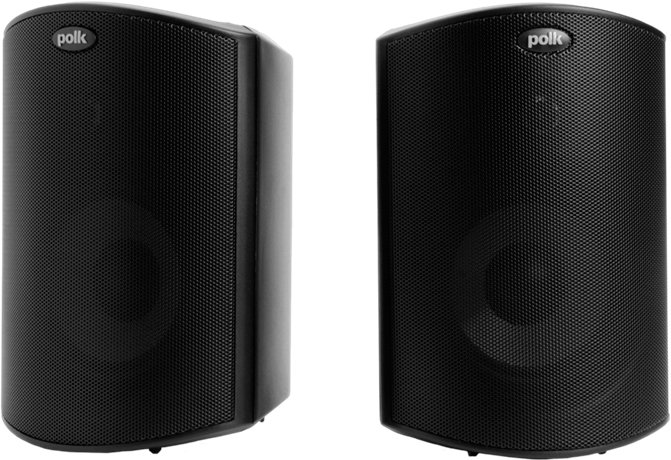 Polk Audio Atrium4 (Black) пара с решёткой