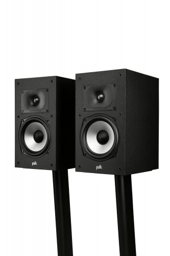 Polk Audio Monitor XT20 (Black) на напольных стойках