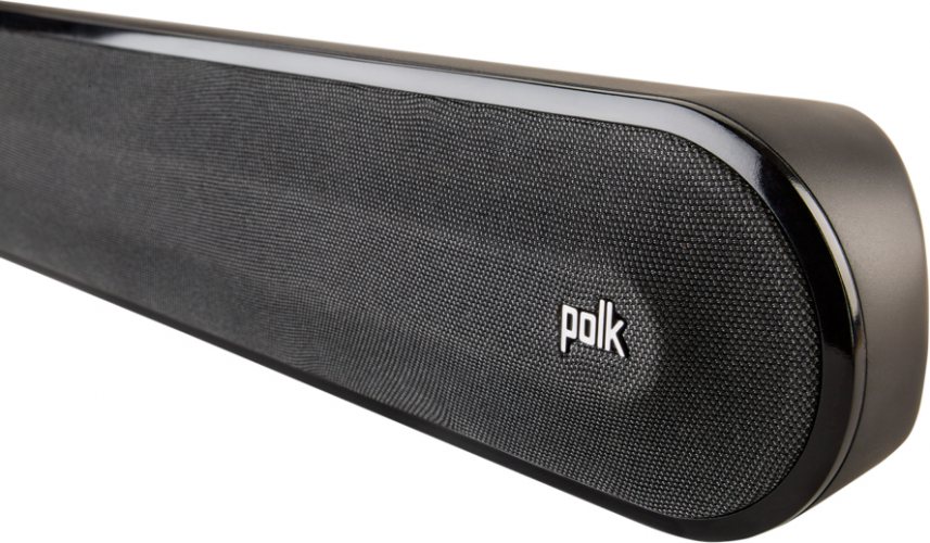 Polk Audio Signa Solo (Black) вид сбоку логотип