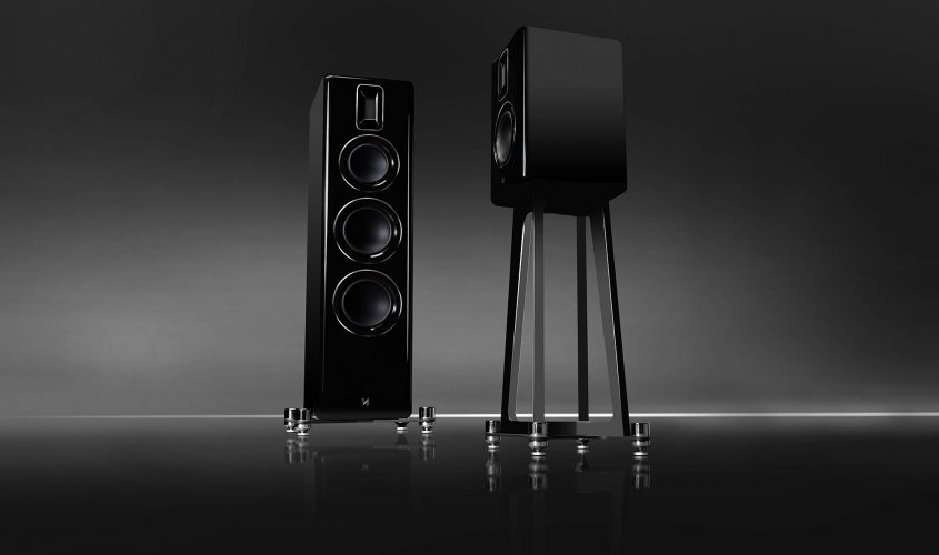 Quad Revela 2 Piano Black Напольная акустика