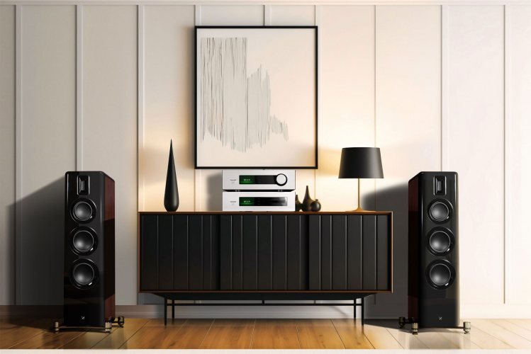 Quad Revela 2 Piano Walnut Напольная акустика