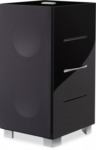 REL 212/SE (Piano Black) с решёткой