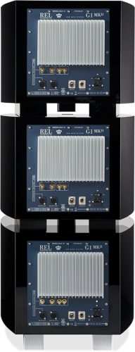 REL G1 Mark II (Piano Black Lacquer) массив из сабвуферов задняя панель