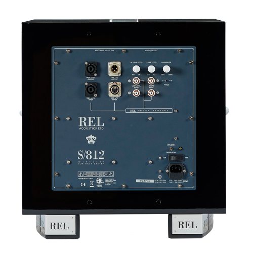 REL S/812 (Piano Black Lacquer) задняя панель