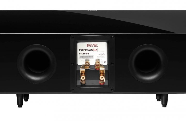 Revel C426Be (Black Gloss) акустические разъёмы