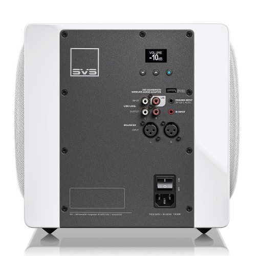 SVS 3000 Micro R|Evolution Piano Gloss White Задняя панель