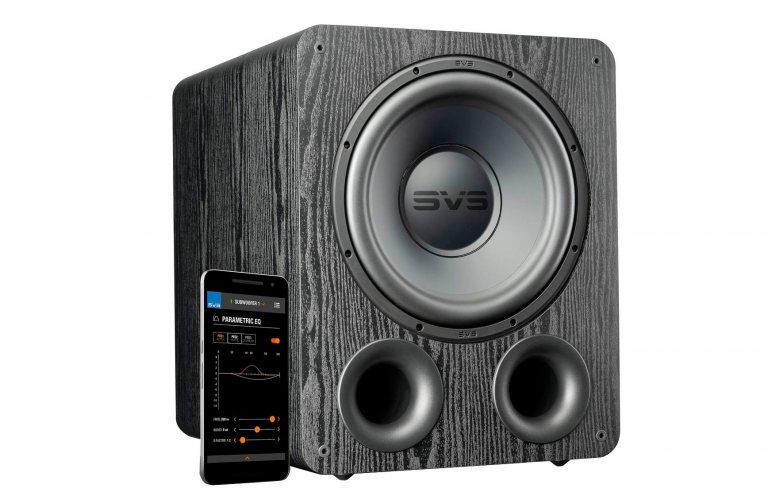 SVS PB-1000 Pro (Premium Black Ash) с телефоном