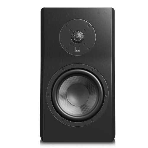 SVS Ultra Evolution Bookshelf Black Oak Veneer Вид спереди